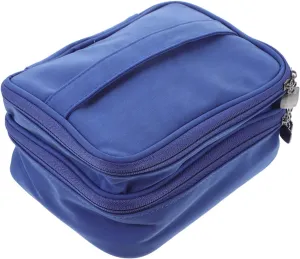 1 PC Double Layer Sundries Organizing Bag with Zipper and Durable Storage Case for Accessories Compact Design for Travel and Everyday Use Modern Storage Interstellar