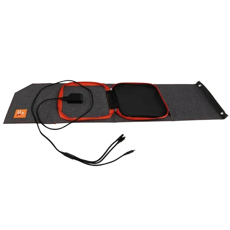 100W/150W Folding Solar Panel USB 5V Solar Charger | Portable Solar Cell Outdoor Phone Power Bank for Camping and Hiking with Cable