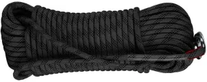 10mm Static Rope Camping Safety Rope 1100kg High Strength Safety Rope For Working At Height Climbing Equipment For Rappelling,Caving, Indoor Outdoor Camping ( Color : Black , Size : 10mm x 140m )