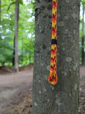 11.5mm Huracan 24 Strand Double Braid Arborist Semi-Static MBS 6,800lbs Climbing Line (Two Eye Splices - 24 Strand Climbing, 120ft.)