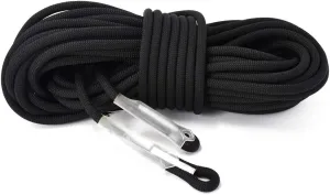 11mm Static Rope Camping Rock Climbing Rope 26KN High Strength Safety Rope for Working at Height Climbing Equipment