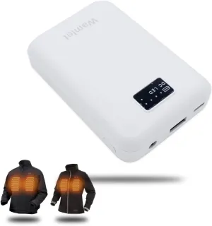 12V Heated Jacket Battery and Charger for Milwaukee, Craftsman, Ryobi, AEG, Rigid, Snap-on, Metabo, Revean