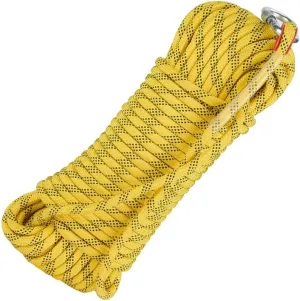 14mm Outdoor Rope,10~200m Rappelling Rope for Outdoor,Heavy Duty Paracord Rope-High Strength Utility Cord Camping Rope (Color : Yellow, Size : 14mm x 160m)