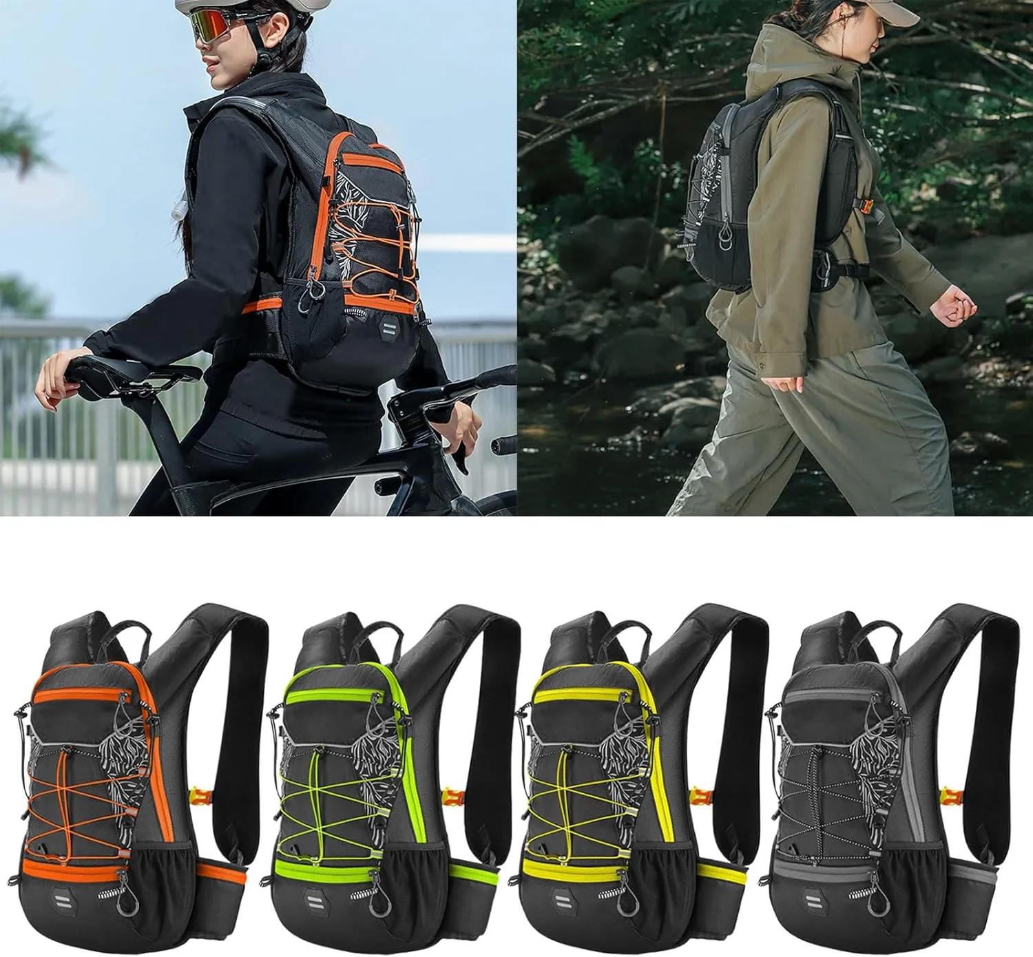 16L Large Capacity Backpack Running Backpack Hiking Backpack Cycling Backpack Hydrations Backpack for Riding Camping
