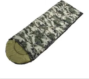 180 * 75cm Sports Adventurer Mummy Ultra-Compactable Lightweight Sleeping Bag 15℃~5℃ - 7 Colors (Digital Camouflage)