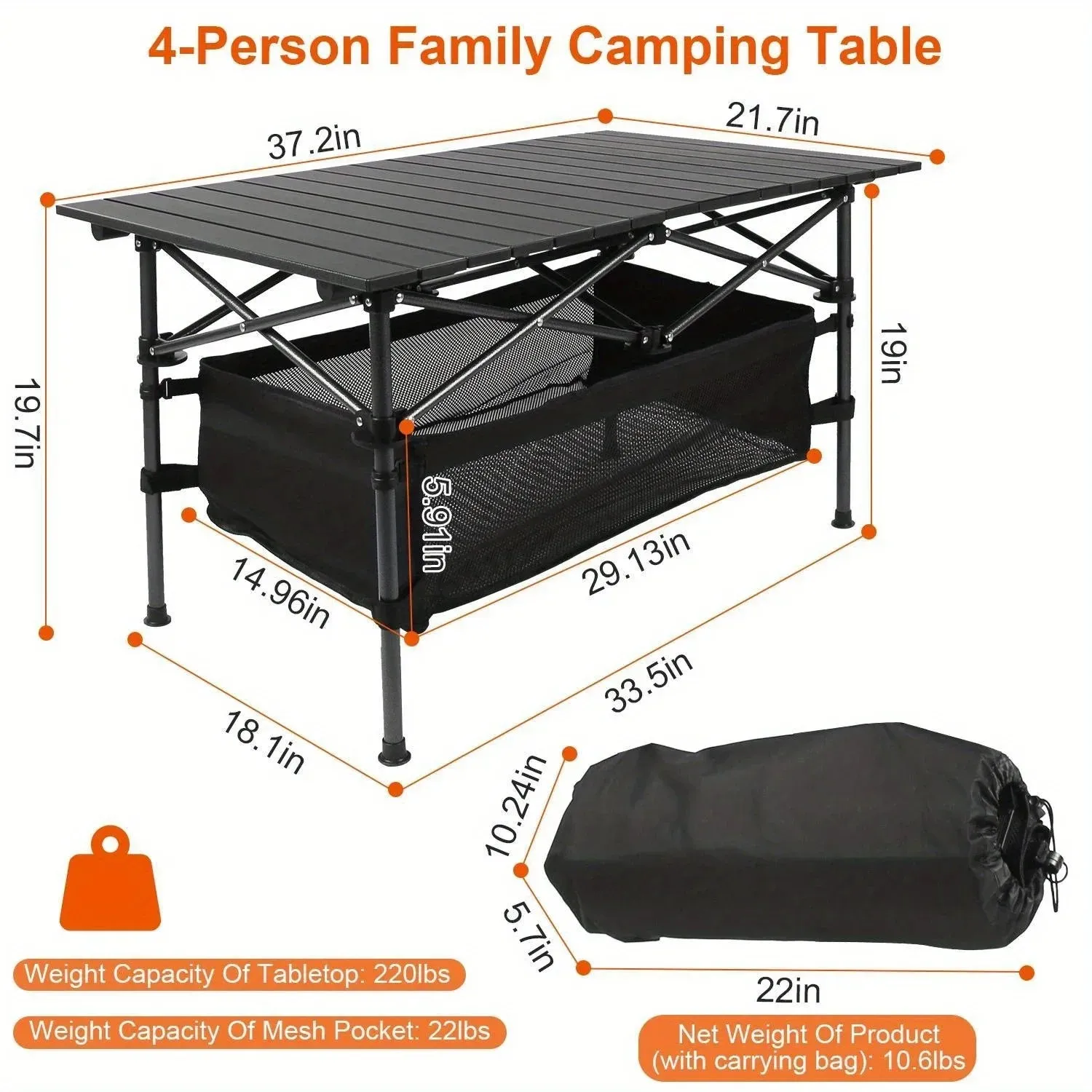 1PC Camping Table