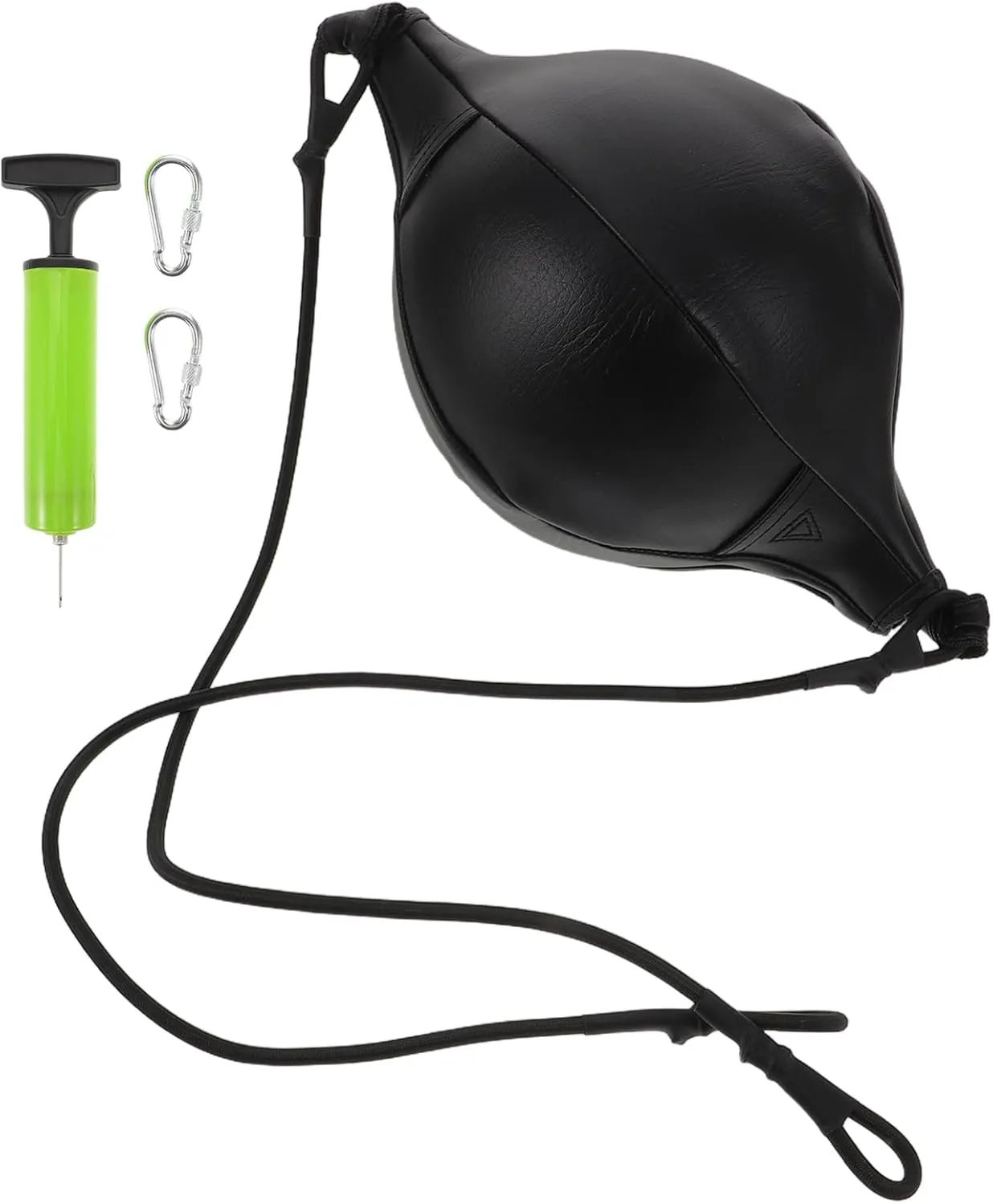 1Set Heavy Duty Hanging Speed Ball for Boxing Training PU Material Reflex Ball for Small Spaces Enhance Reflexes Coordination for Venting Mental Wellbeing Exercise
