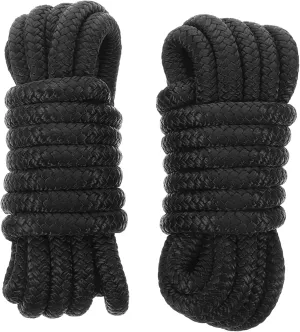2 Pack Rope 1/2 Inch Heavy Duty Braided Sailing Rope for Boat Docking High Strength Mooring Line Waterproof