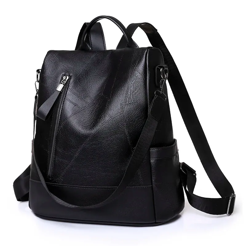 2023 New Hot Women’s Designer High-Quality Soft Leather Backpack – Simple Fashion, Large Capacity, Antitheft Shoulder Bag