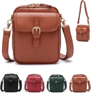2025 Upgrade Vintage Double Layer Large Capacity Mini Messenger Bag, Vintage Double Layer Large Capacity for Women Men