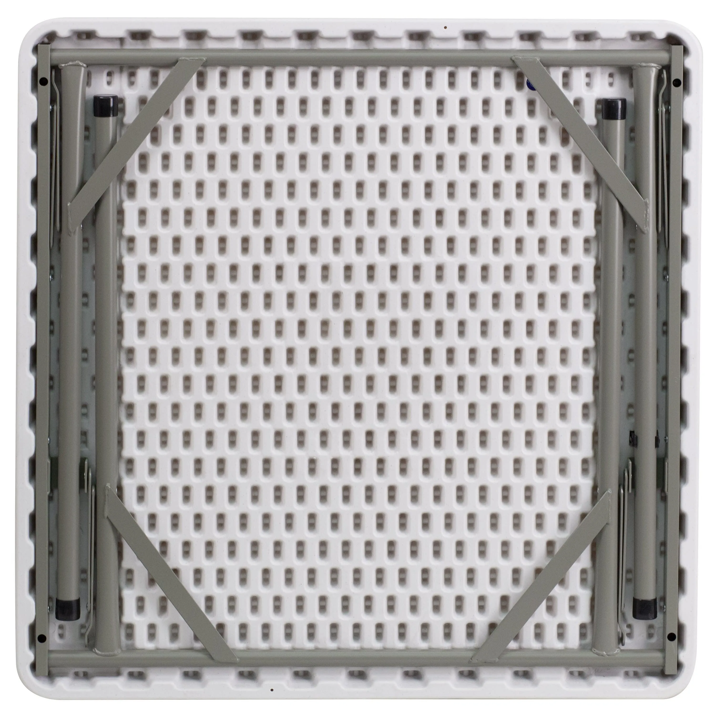 2.85-Foot Square Plastic Folding Table