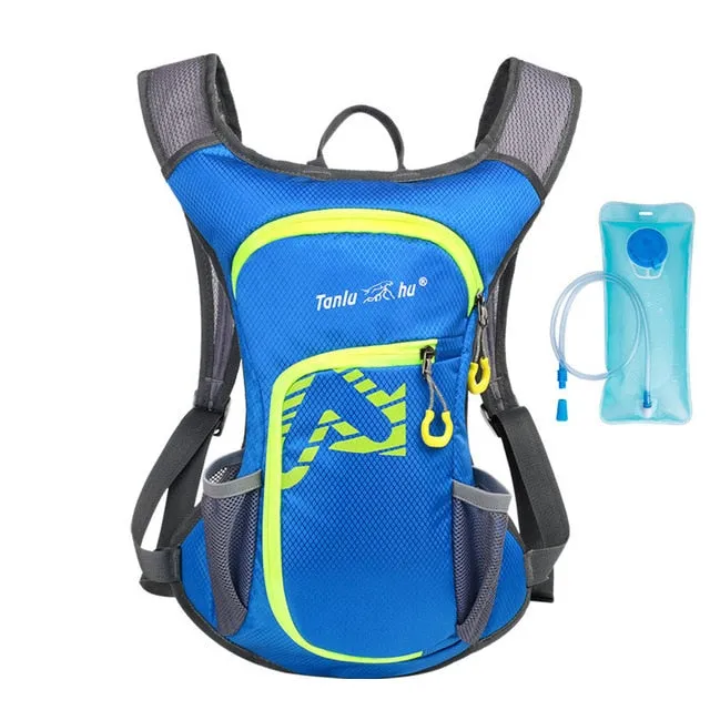 2L Water Bag Cycling Riding Hydration Backpack Nylon Water Bladder Tank Men Women Outdoor Camping Running Mochila Pack Bicycling