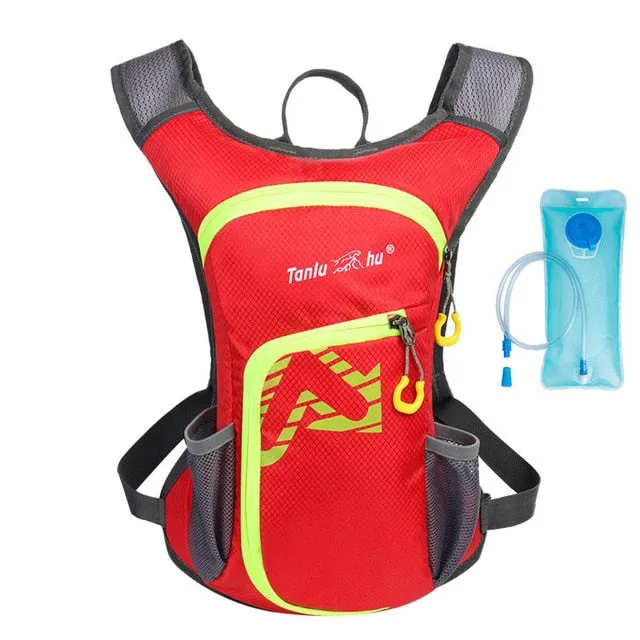 2L Water Bag Cycling Riding Hydration Backpack Nylon Water Bladder Tank Men Women Outdoor Camping Running Mochila Pack Bicycling