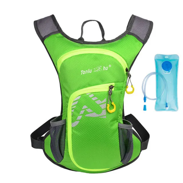 2L Water Bag Cycling Riding Hydration Backpack Nylon Water Bladder Tank Men Women Outdoor Camping Running Mochila Pack Bicycling