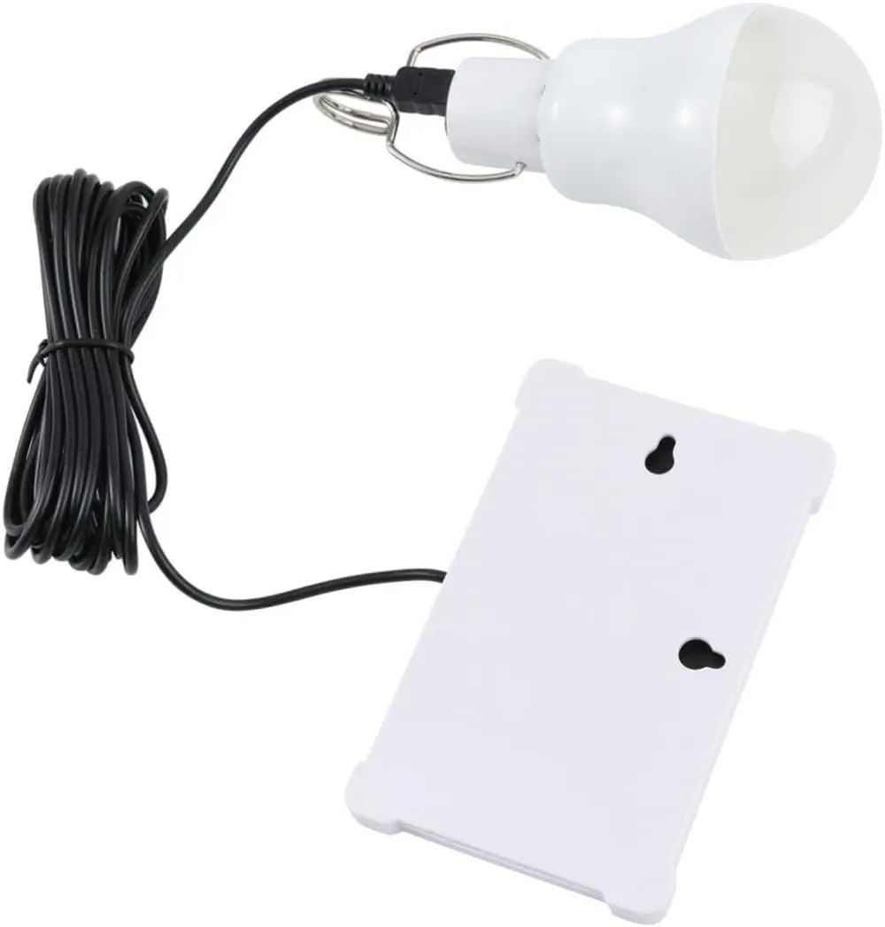 2pcs Solar Led Camping Lamp Compact Outdoor Tent Light Portable Night Lights Charging