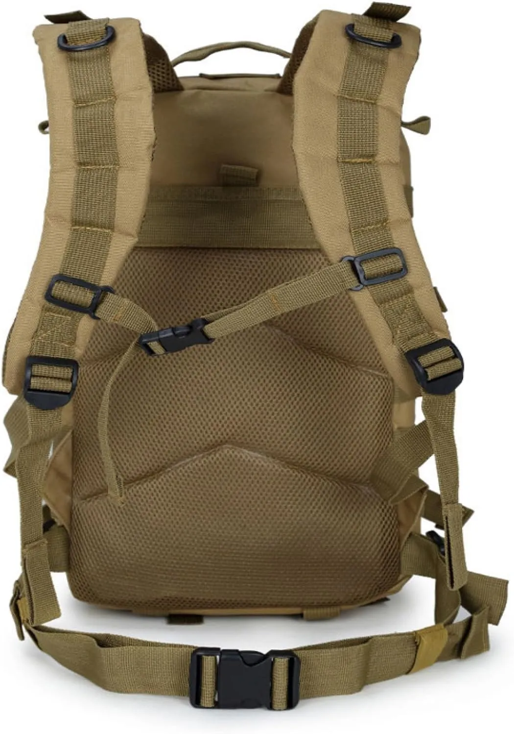3P Tactical Backpack Outdoor Backpack Camo Pack Medium Lightweight, 36-55L, Black Python Pattern