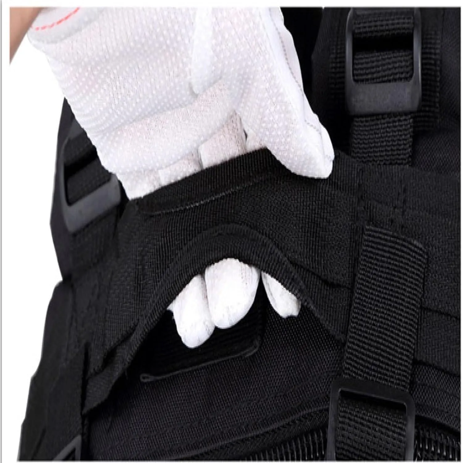 3P Tactical Backpack Outdoor Backpack Camo Pack Medium Lightweight, 36-55L, Black Python Pattern