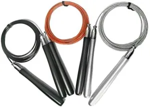 3PCS Self Lock Jump Skipping Rope with Out Counter Aluminium Alloy Speed Fast New Fitness Workout Lose Weight Keep Fit