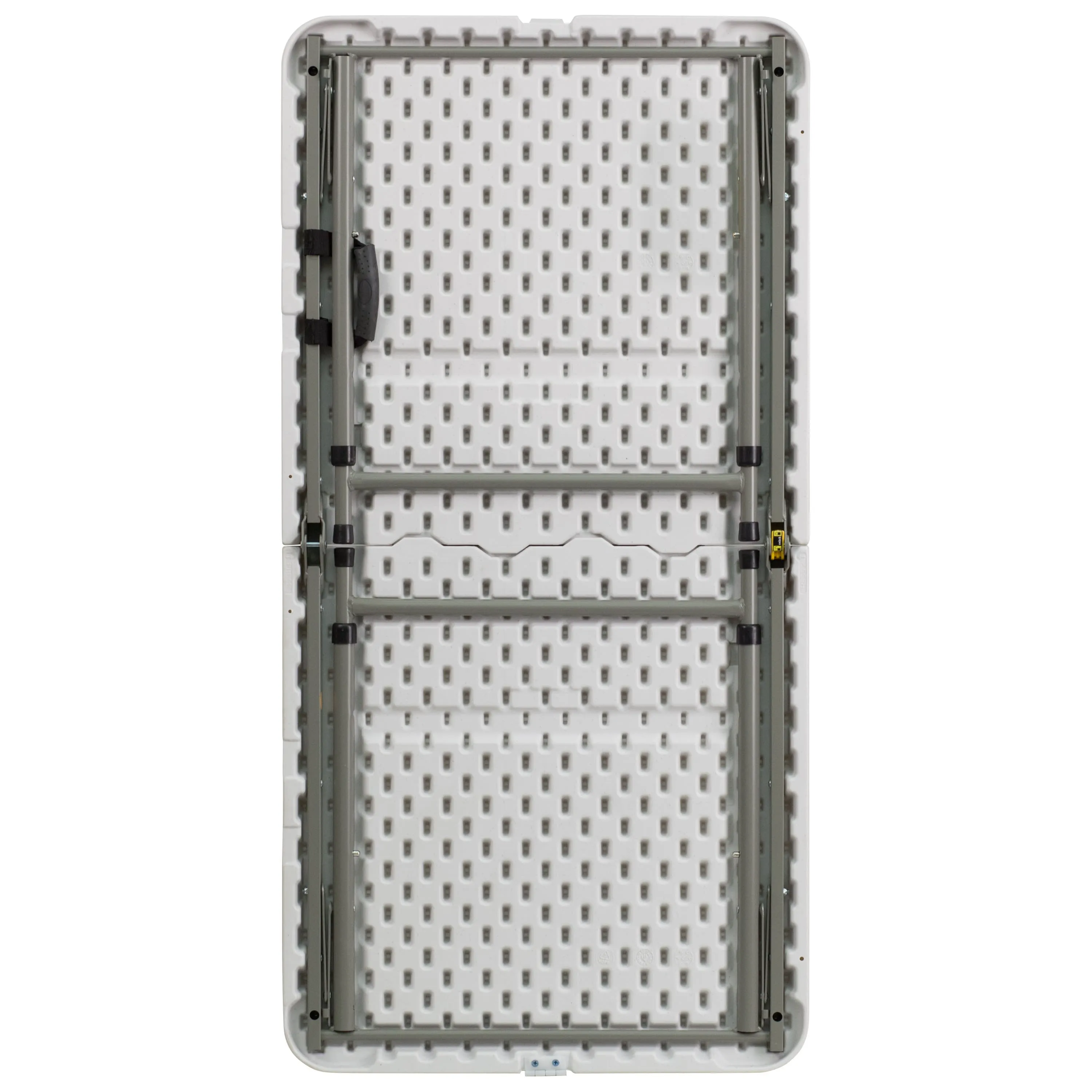 4-Foot Height Adjustable Bi-Fold Plastic Folding Table