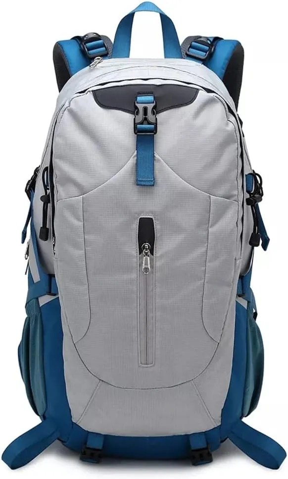 40L Hiking Backpack Outdoor Mountaineering Bag Large Capacity Travel Sports Backpack (E,As the picture shows)