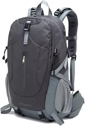 40L Hiking Backpack Outdoor Mountaineering Bag Large Capacity Travel Sports Backpack (E,As the picture shows)
