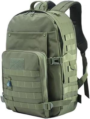 40L Military Tactical Backpack with Compass Army Molle Bag Backpacks for Men Women Hiking Travel Rucksack