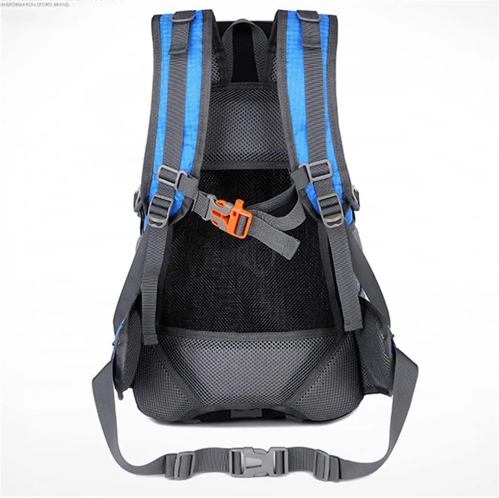 40L Outdoor Sports Backpack Large Capacity Travel Backpack Hiking Mountaineering Backpack(D)