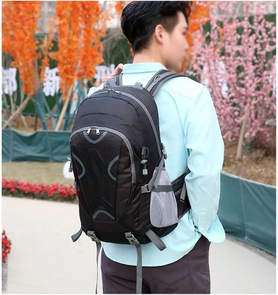 40L Outdoor Sports Backpack Large Capacity Travel Backpack Hiking Mountaineering Backpack(D)