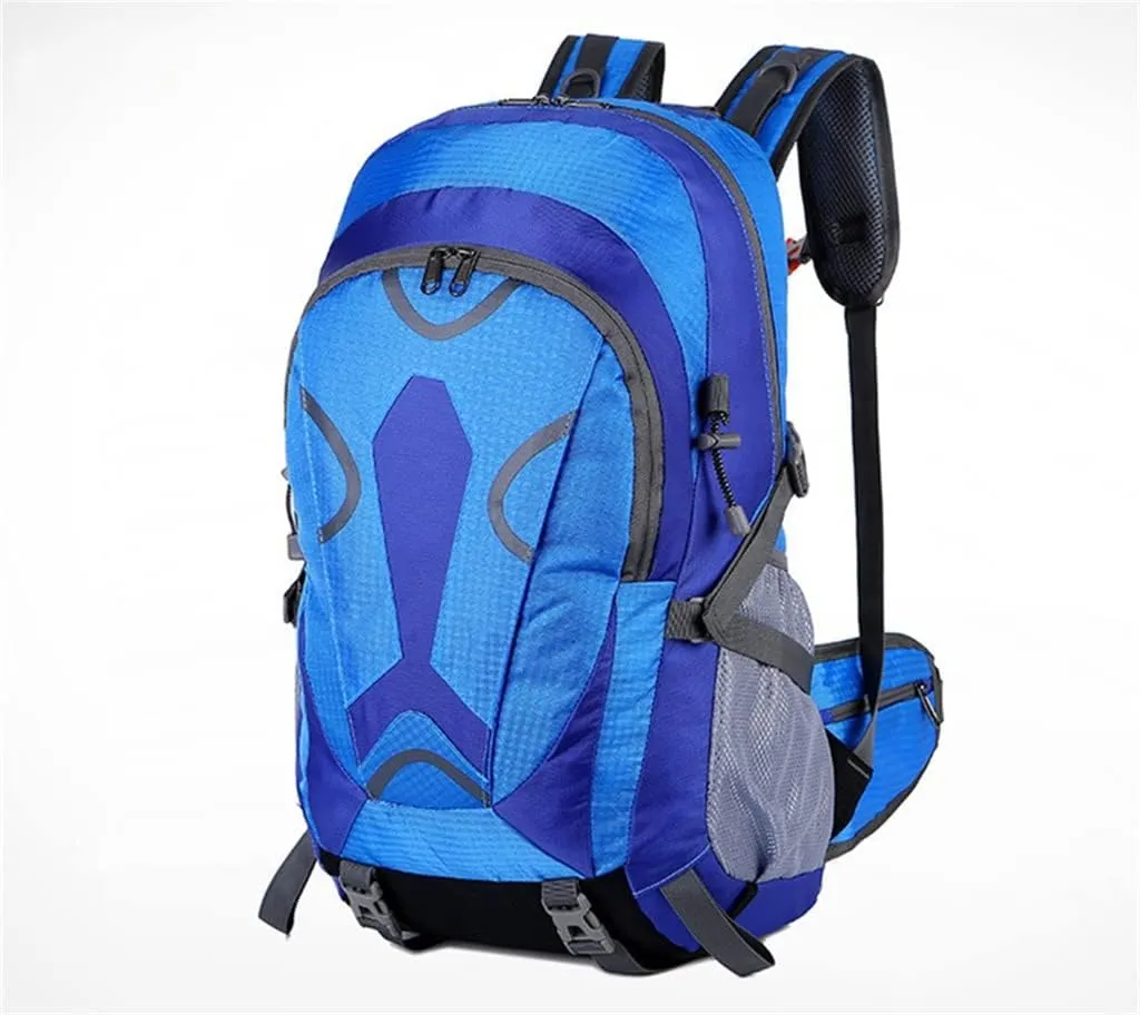40L Outdoor Sports Backpack Large Capacity Travel Backpack Hiking Mountaineering Backpack(D)