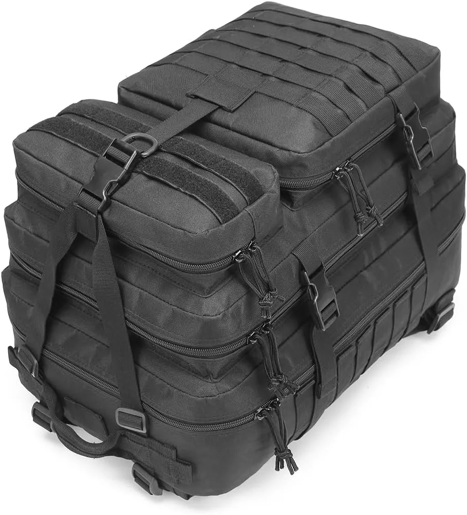 45L Large Tactical Backpack for Men, Military Bug Out Bag Backpack Daypack 3-Day Assault Pack for Hiking (Jungle Digital)
