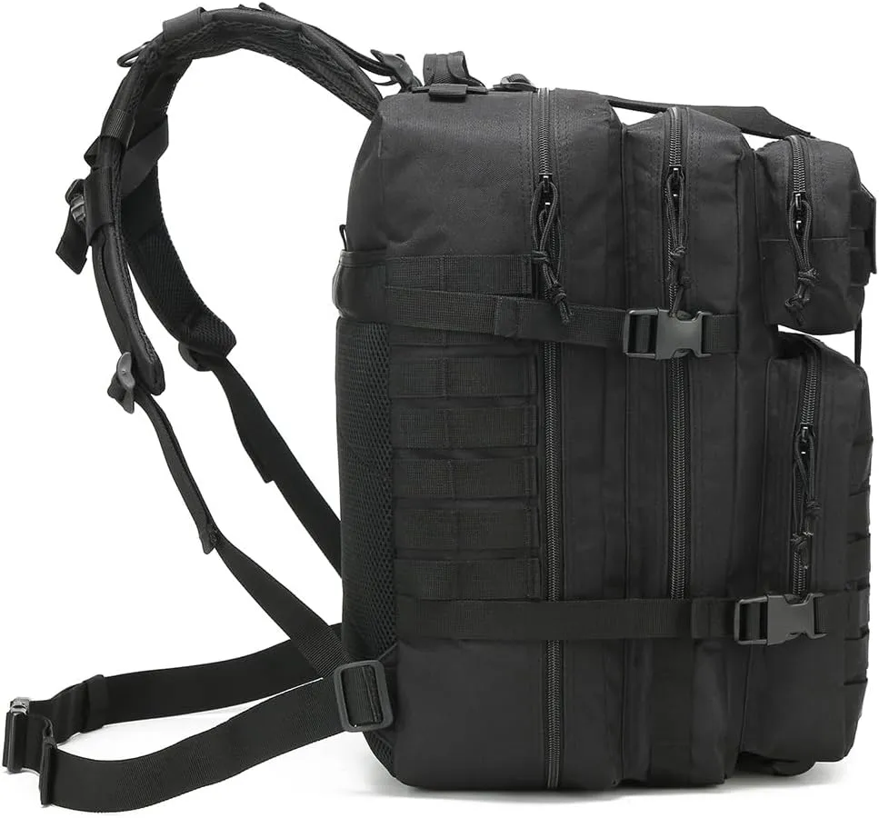 45L Large Tactical Backpack for Men, Military Bug Out Bag Backpack Daypack 3-Day Assault Pack for Hiking (Jungle Digital)