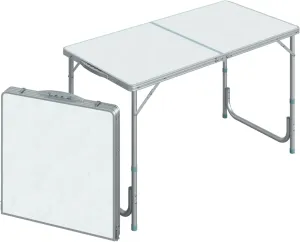 47" Folding Camping Table, Height Adjustable, Lightweight & Portable, Outdoor Table for Camping, Picnics, Picnics