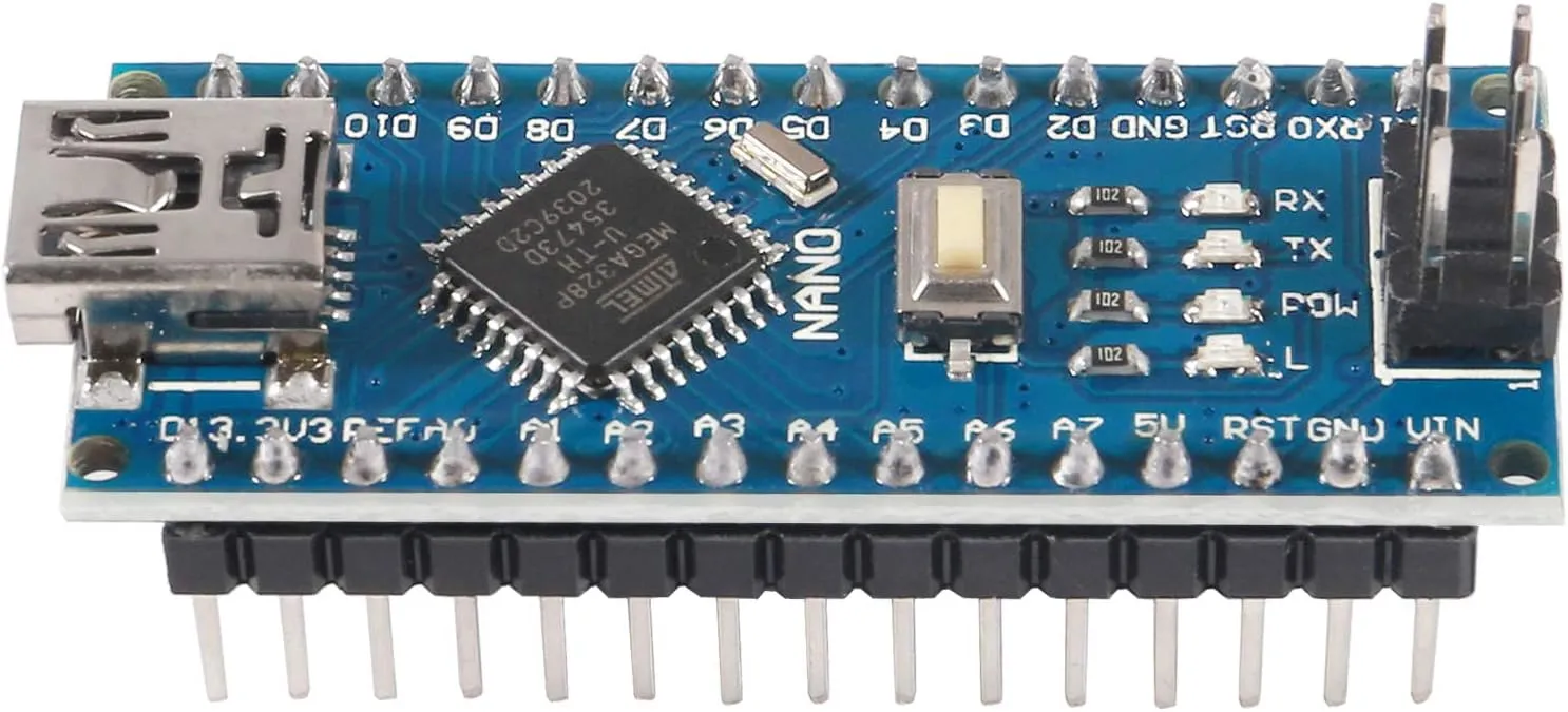 4PCS Dorhea for Nano V3.0 ATMEGA328P Module CH340C Chip 5V 16MHz Mini USB Micro-Controller Board with USB Cable