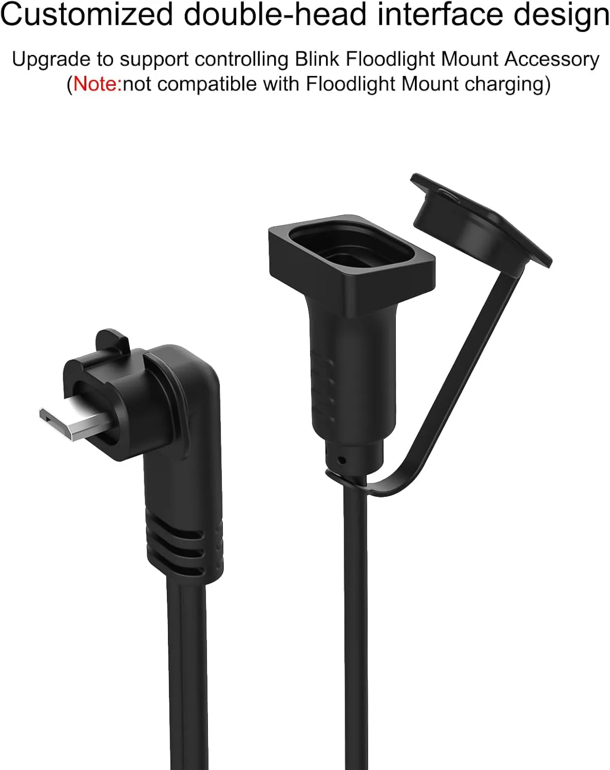 4W Solar Panel Charging Compatible with Blink Outdoor(3rd Gen) /xt xt2 Camera, with 13.1ft Waterproof Charging Cable, IP65 Weatherproof,Includes Secure Wall Mount(3-Pack)