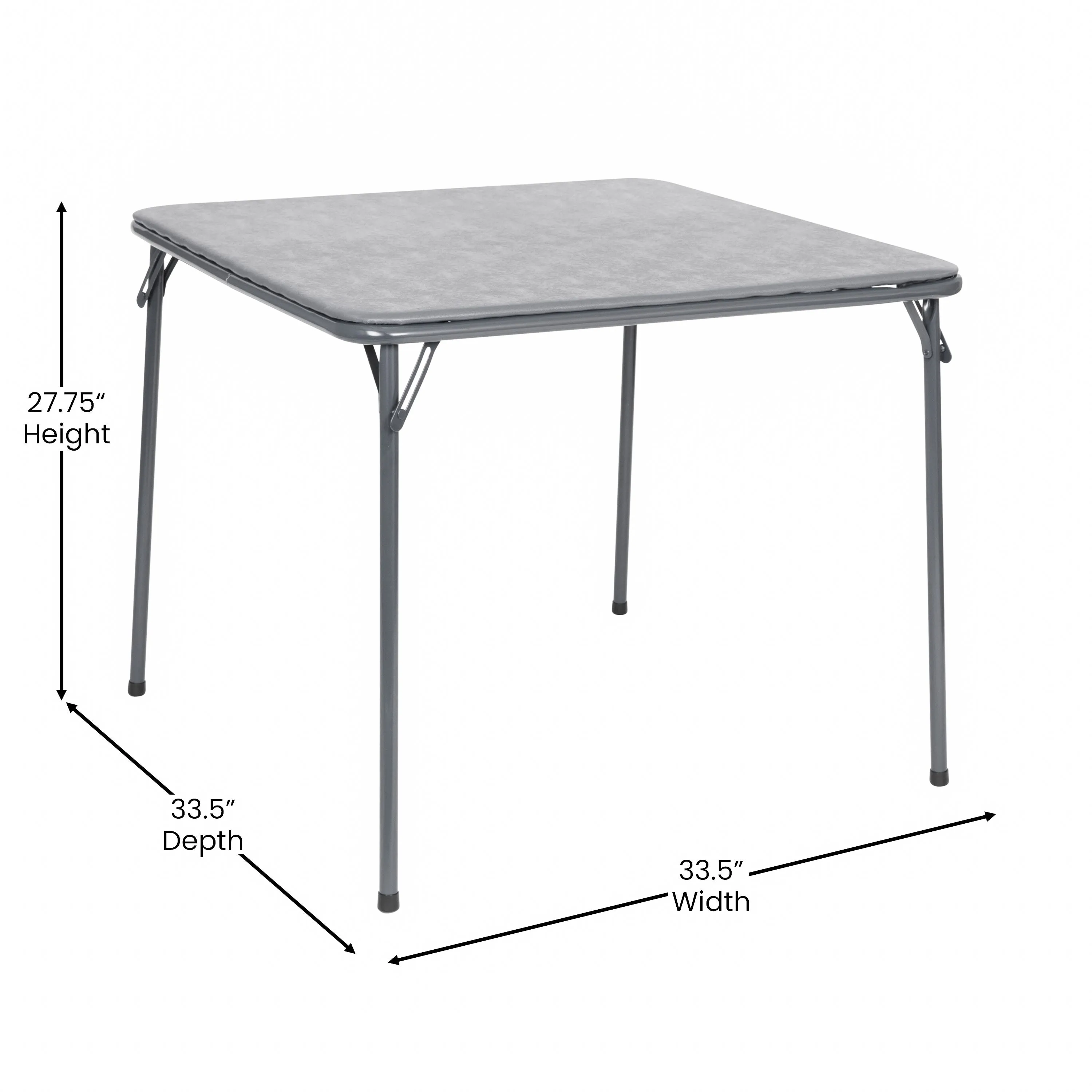 5 Piece Folding Card Table and Chair Set