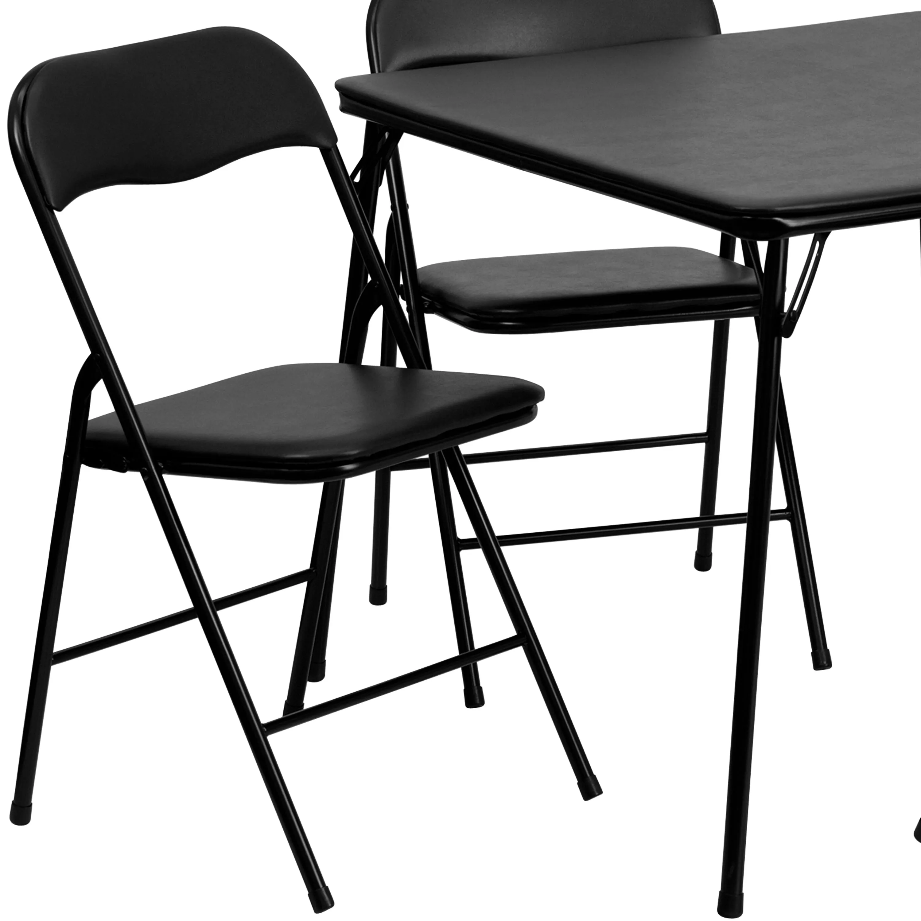 5 Piece Folding Card Table and Chair Set