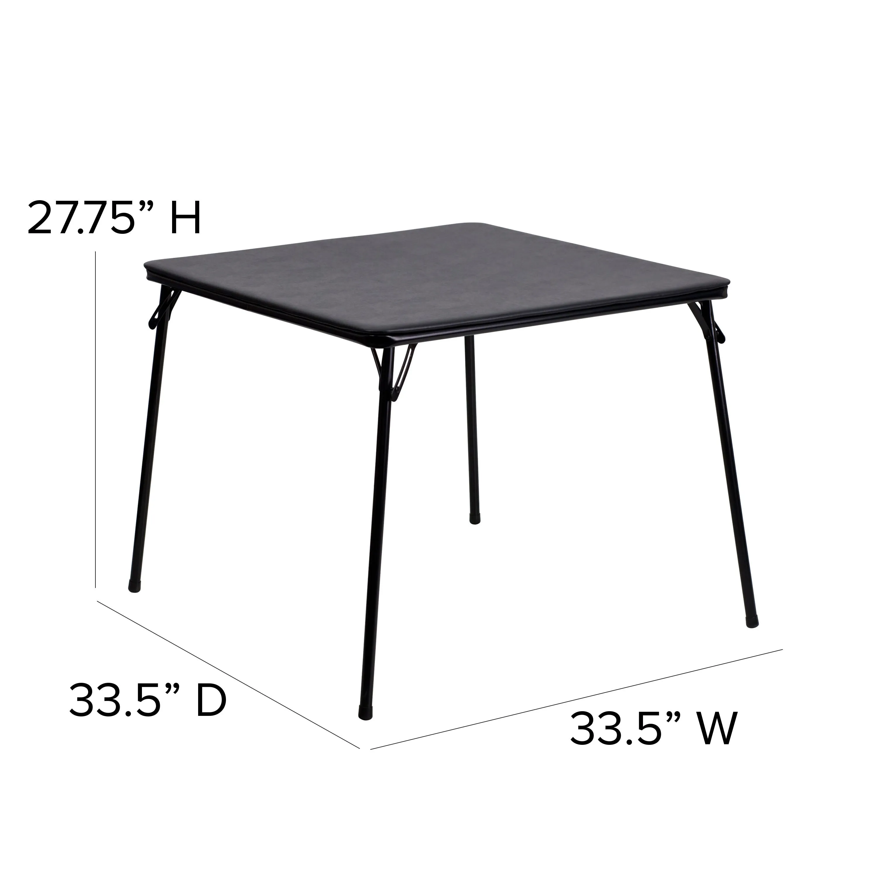 5 Piece Folding Card Table and Chair Set