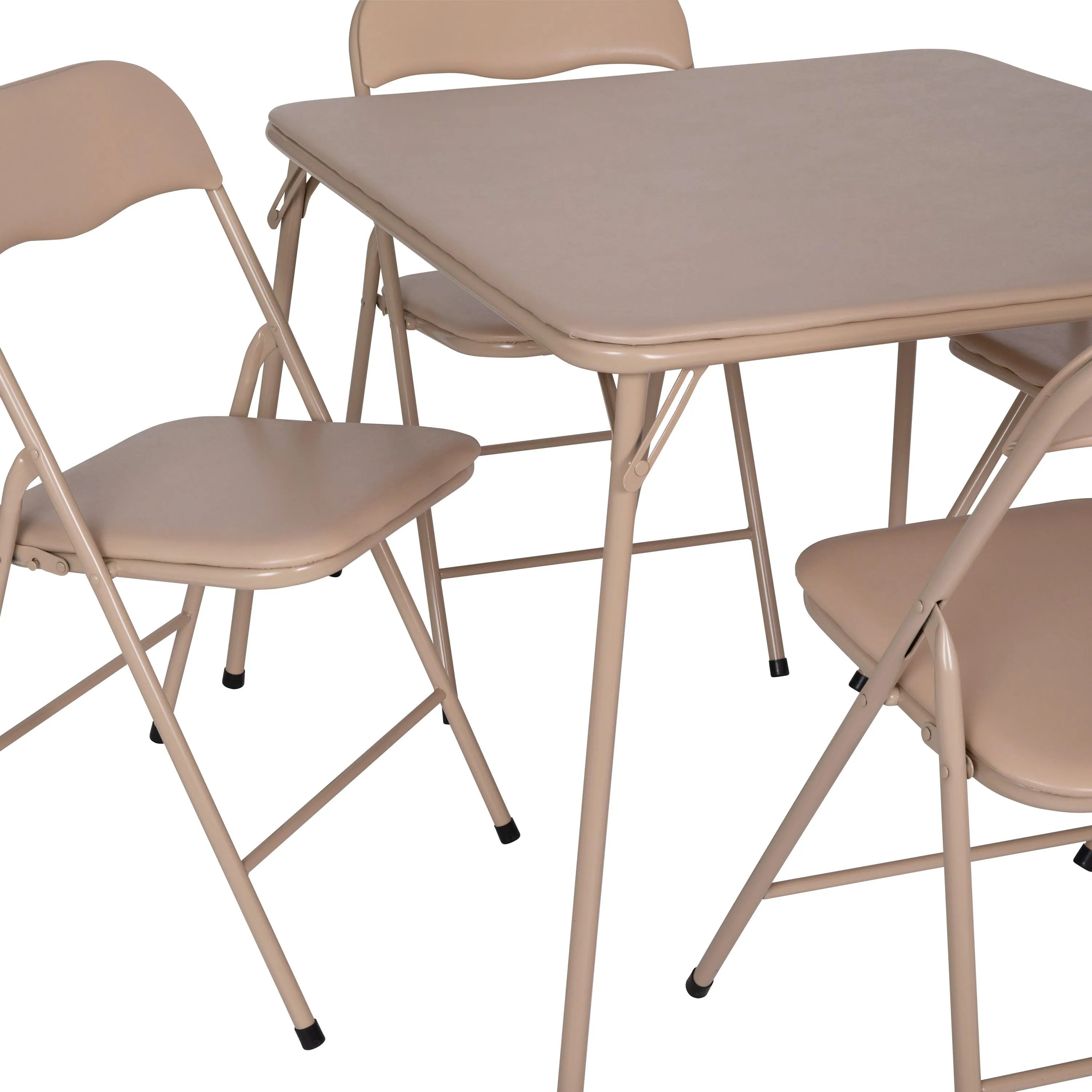 5 Piece Folding Card Table and Chair Set