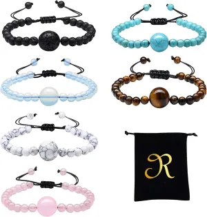 6 Anti Nausea Wristband Motion Sickness Bracelet Adjustable with Travel Bag Sea Bands for Pregnancy Acupressure Seasickness Wristband Adult and Kids Size Double Rope Extra Tight