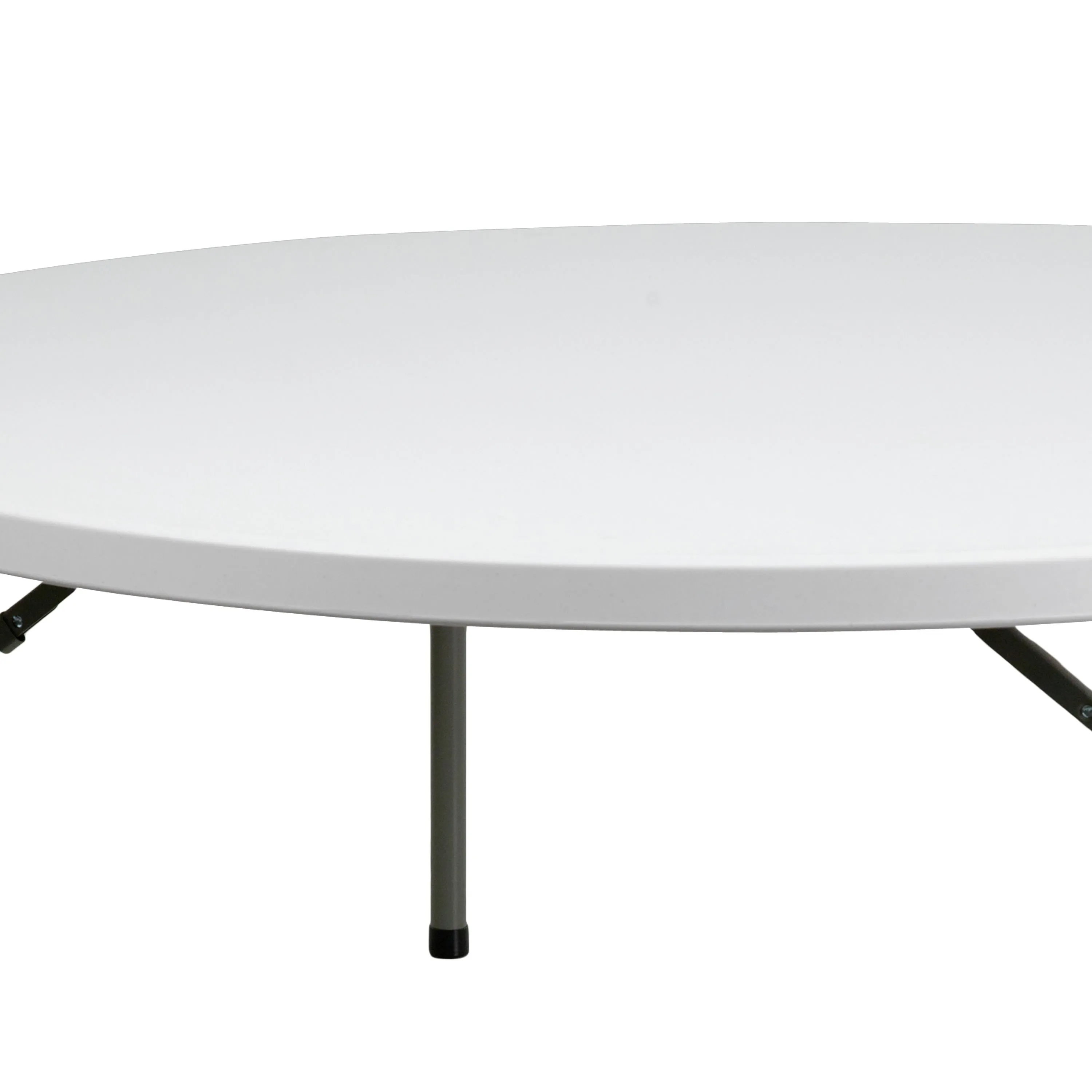 6-Foot Round Plastic Folding Table