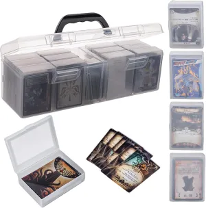 900-Capacity Trading Card Storage Box with 13 Small Boxes, Multi-Compatible for TCG/MTG/Magic Commander