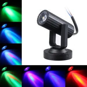 AC85-265V 1W LED Mini Spot Lamp Stage Lighting Fixture Portable for Home Party Decoration Deco DJ Show Bar Pub C-lub Concert
