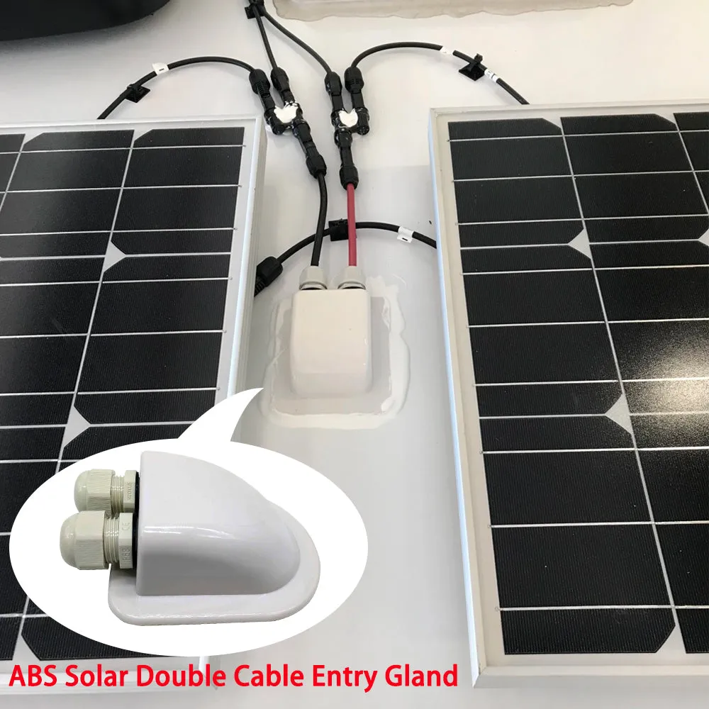 ACOPOWER 12V/24V 200W Mono Solar RV Kit, With 20A PWM Charge Controller
