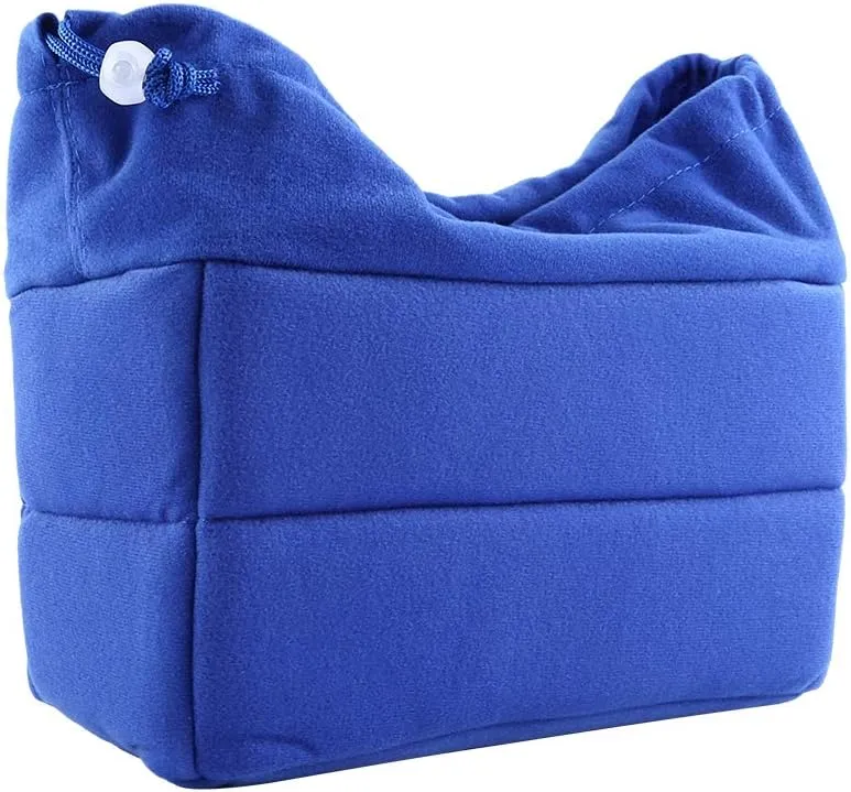 Acouto Universal DSLR Camera Bag Insert Partition Padded Sleeve Cover (Blue)
