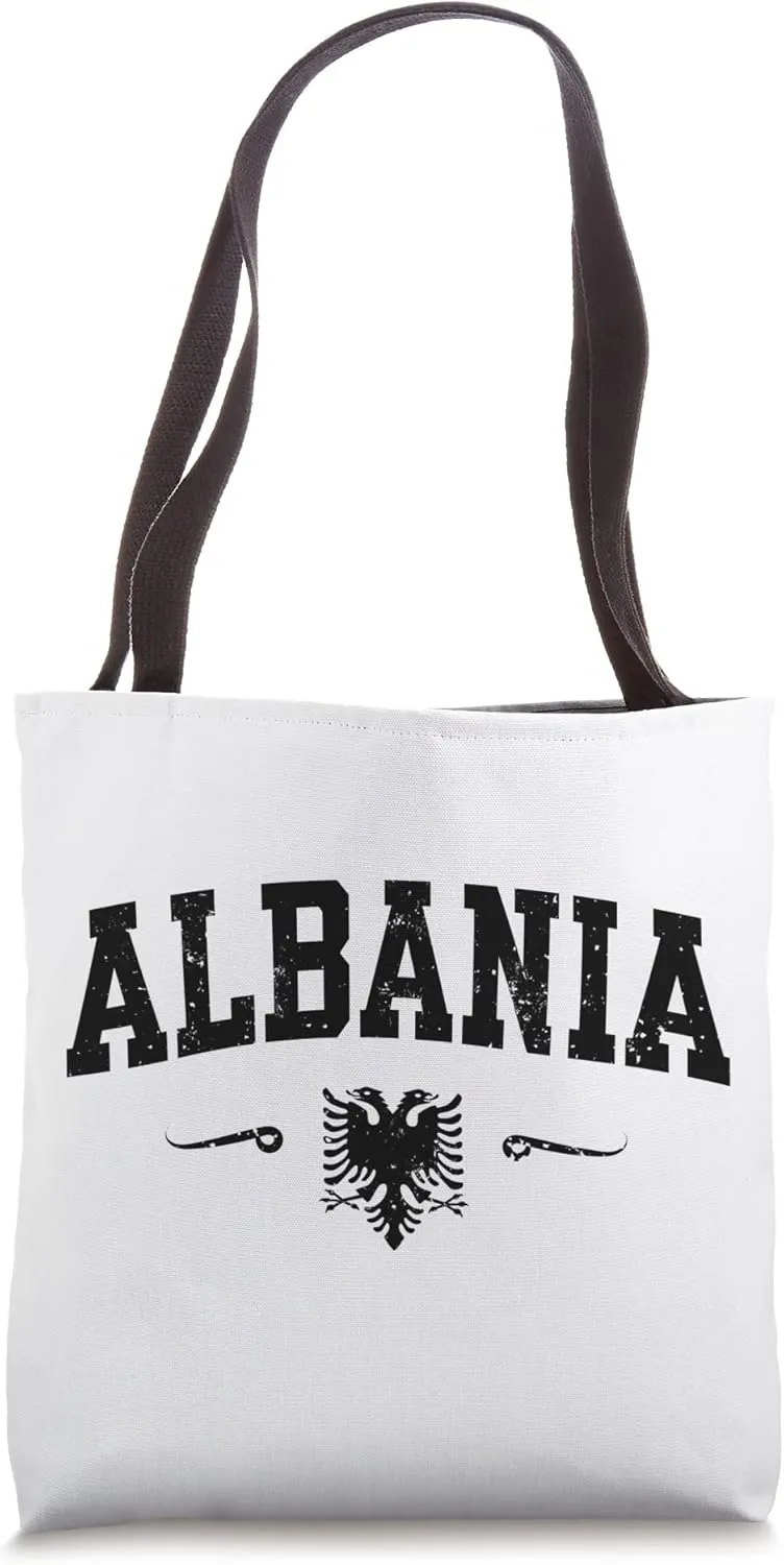 Albania Sport Design with Double Eagle Tote Bag