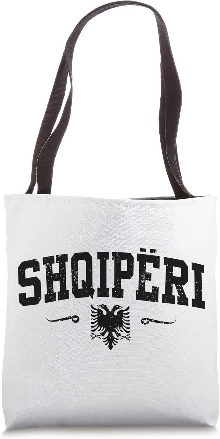 Albania Sport Design with Double Eagle Tote Bag