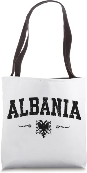 Albania Sport Design with Double Eagle Tote Bag