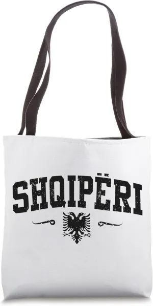 Albania Sport Design with Double Eagle Tote Bag