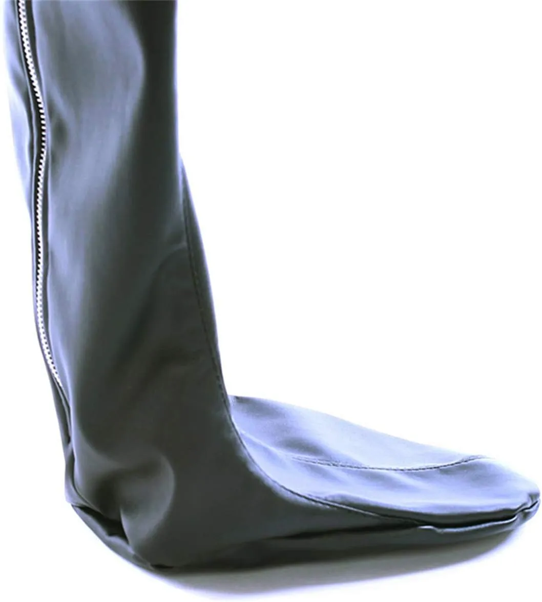 All-Inclusive Bag with Arms Pockets Sleeping Bag,Lacing Mummies, Skinny Mermaid Leather Sports Guard
