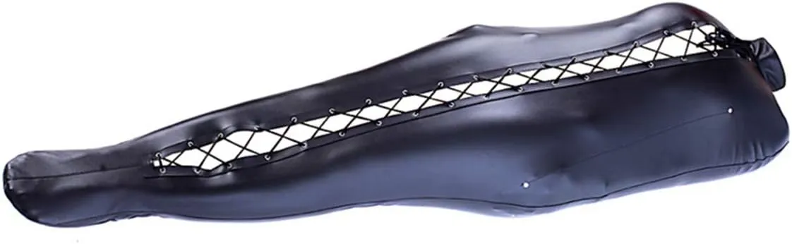All-Inclusive Bag with Arms Pockets Sleeping Bag,Lacing Mummies, Skinny Mermaid Leather Sports Guard